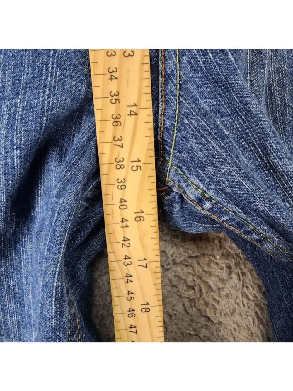 Coogi Shorts Mens 44 Blue Vintage Bagging Denim Jean Jorts *Read*